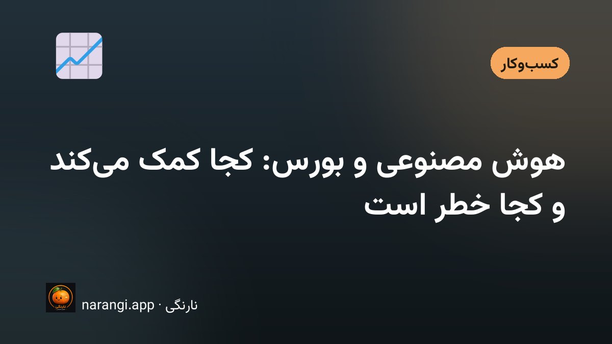 صفحه‌ی یک گزارش مالی کاغذی کنار نمودار شمعی روی نمایشگر